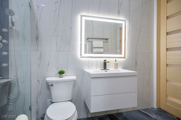 Bathroom, Interior, Marble Walls