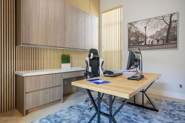 Home Office, Interior, Wood Texture Flooring