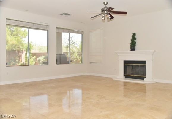 Empty room, Fireplace, Interior