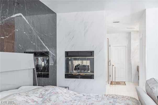 Fireplace, Interior, Marble Walls