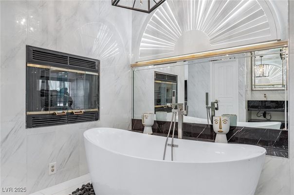 Bathroom, Free Standing Baths, Interior, Marble Walls