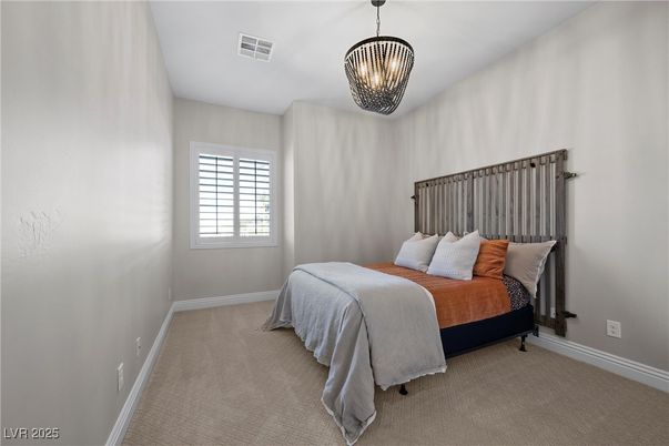 Bedroom, Interior, Pendant Lights