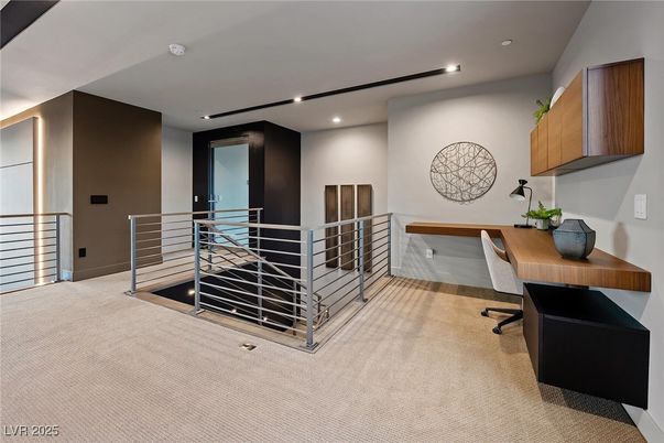 Home Office, Interior, Recessed Lighting