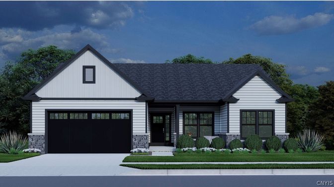 Attached, Exterior, Facade, Farmhouse
