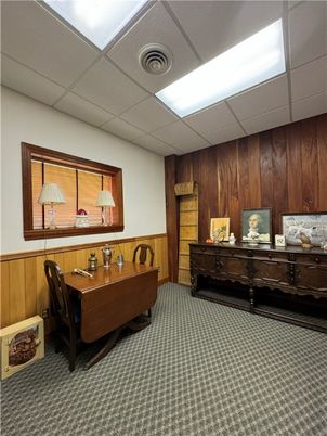 Home Office, Interior, Wooden Walls