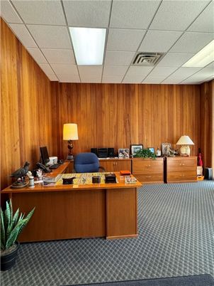 Home Office, Interior, Wooden Walls