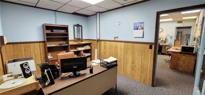 Home Office, Interior, Wooden Walls