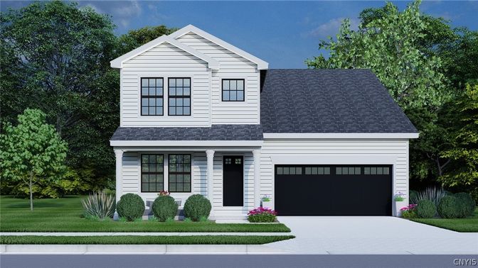Attached, Exterior, Facade, Farmhouse