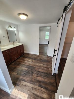 Bathroom, Interior, Wood Texture Flooring