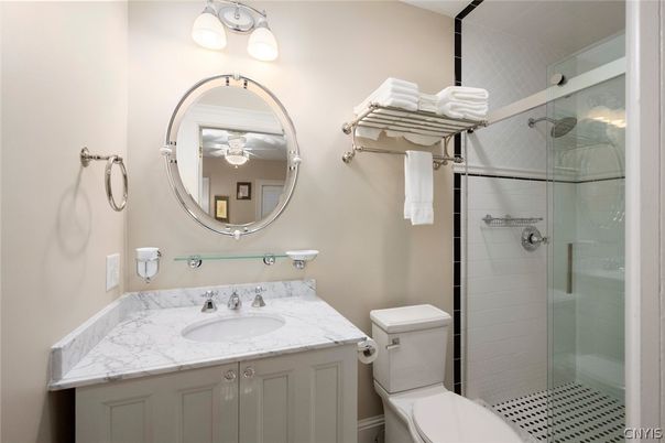 Bathroom, Glass Shower, Interior