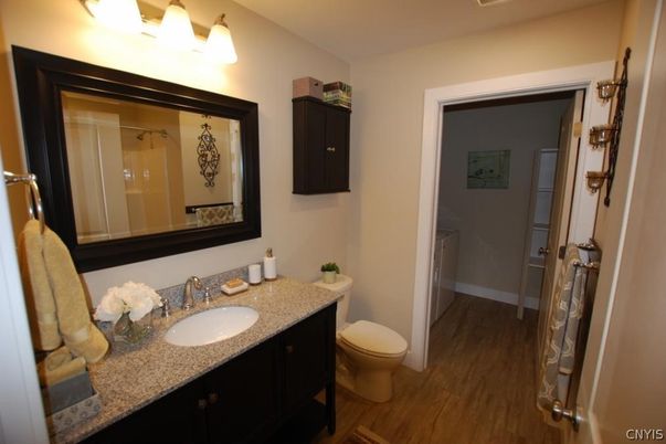 Bathroom, Interior, Wood Texture Flooring