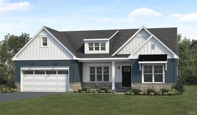 Attached, Exterior, Facade, Farmhouse