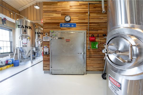 Interior, Pendant Lights, Stainless Steel Appliances, Wooden Walls