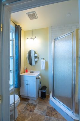 Bathroom, Glass Shower, Interior
