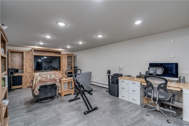Fitness Equipment, Home Office, Interior, Recessed Lighting
