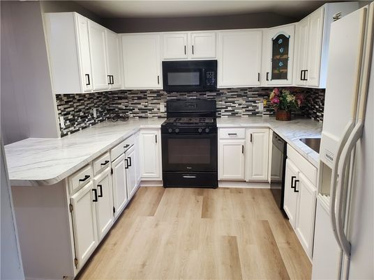 Interior, Kitchen, Wood Texture Flooring