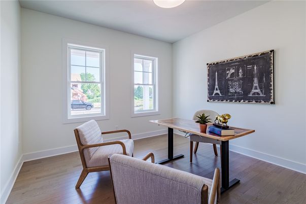 Home Office, Interior, Wood Texture Flooring