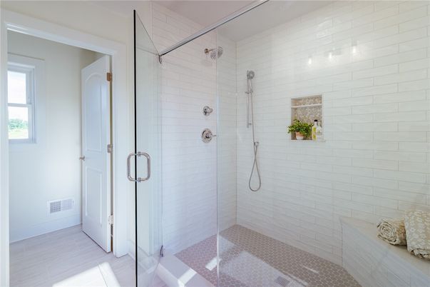 Bathroom, Glass Shower, Interior