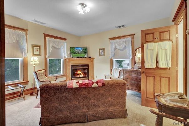 Fireplace, Interior, Living room