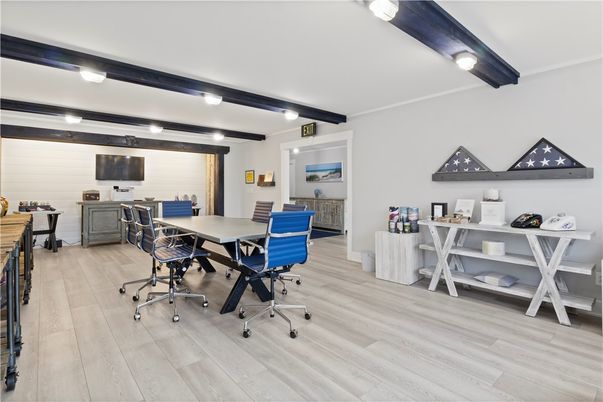 Home Office, Interior, Wood Texture Flooring