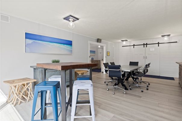 Dining room, Interior, Wood Texture Flooring
