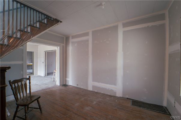 Empty room, Interior, Wood Texture Flooring