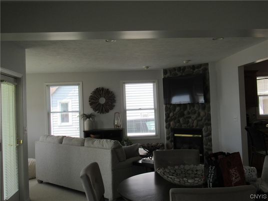 Fireplace, Interior, Living room, Recessed Lighting