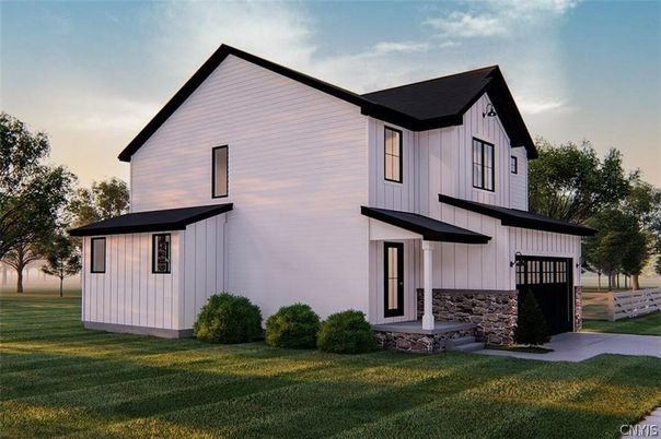 Attached, Backyard, Exterior, Facade, Farmhouse