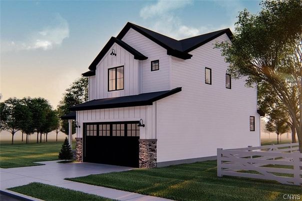 Attached, Exterior, Facade, Farmhouse