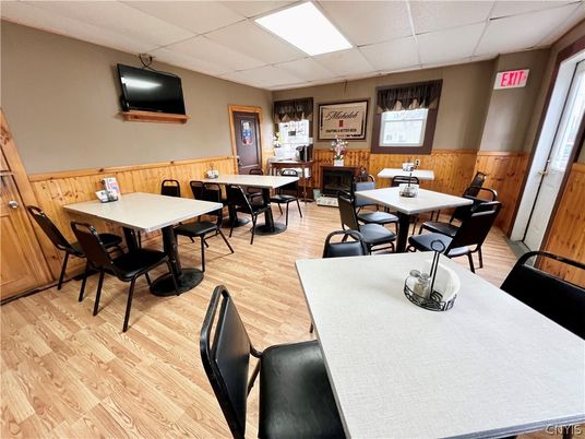 Dining room, Interior, Wood Texture Flooring
