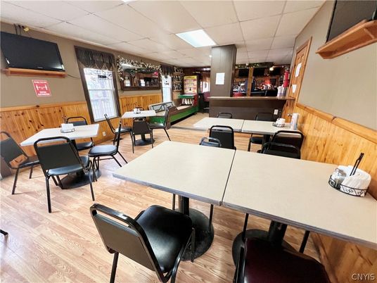 Dining room, Interior, Wood Texture Flooring