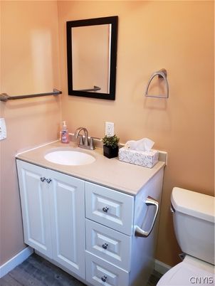 Bathroom, Dual Sink Vanities, Interior, Wood Texture Flooring