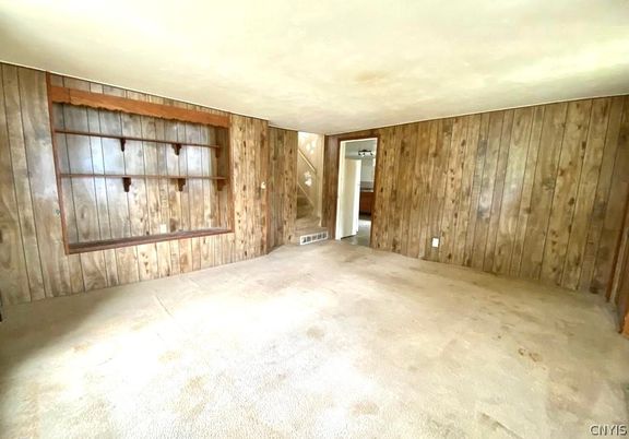 Empty room, Interior, Wooden Walls