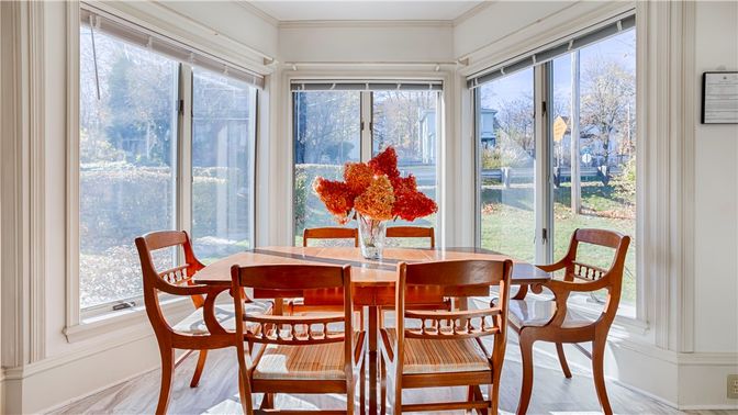 Dining room, Interior, Wood Texture Flooring