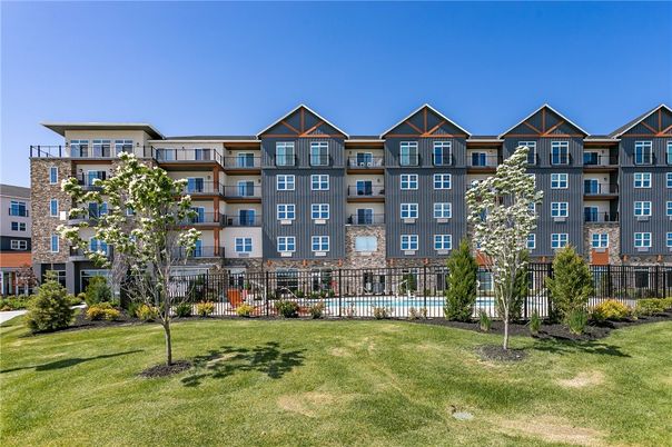 Backyard, Exterior, Facade, Condo Building