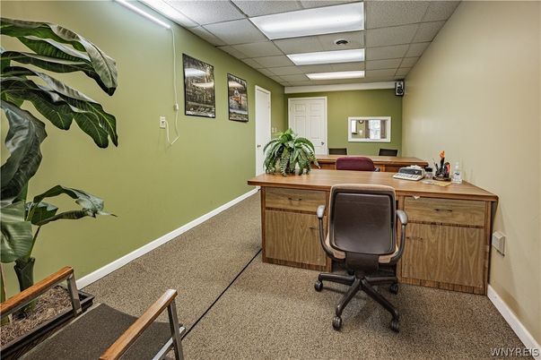 Home Office, Interior, Recessed Lighting