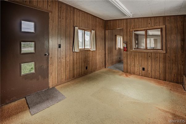 Empty room, Interior, Wooden Walls