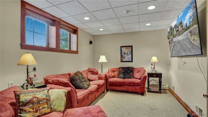 Interior, Living room, Recessed Lighting