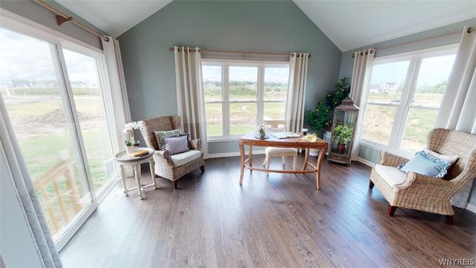 Home Office, Interior, Wood Texture Flooring