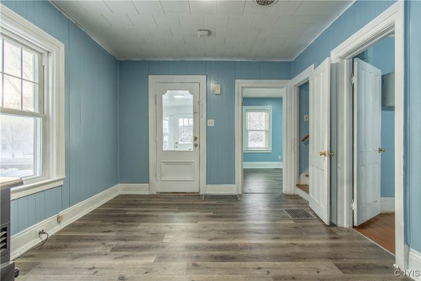 Empty room, Interior, Wood Texture Flooring