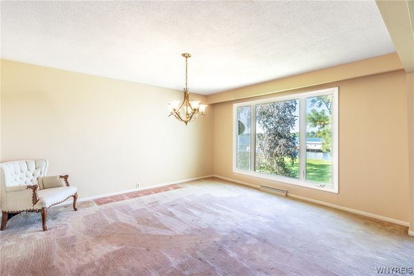 Chandelier, Empty room, Interior