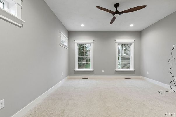 Empty room, Interior, Recessed Lighting