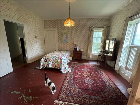 Bedroom, Interior, Pendant Lights