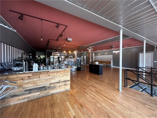 Interior, Kitchen, Pendant Lights, Wood Texture Flooring