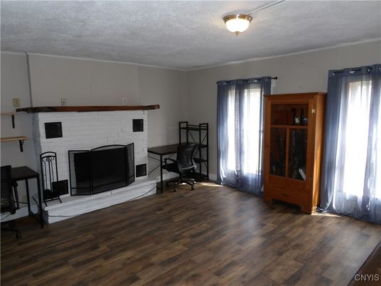 Fireplace, Home Office, Interior, Wood Texture Flooring