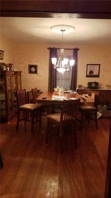 Chandelier, Dining room, Interior, Pendant Lights, Wood Texture Flooring