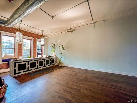 Interior, Pendant Lights, Wood Texture Flooring