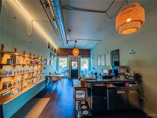 Dining room, Interior, Kitchen, Pendant Lights, Wood Texture Flooring