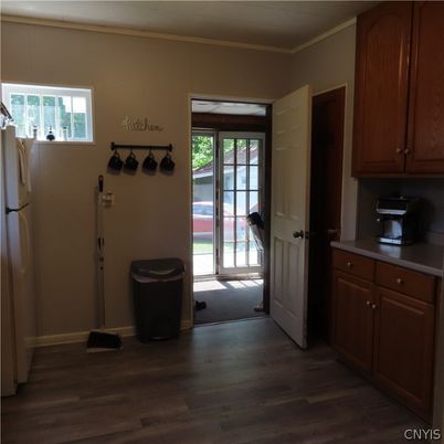 Interior, Kitchen, Wood Texture Flooring