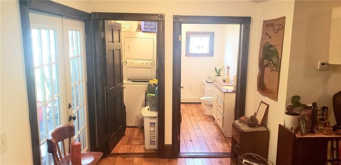 Bathroom, Interior, Wood Texture Flooring